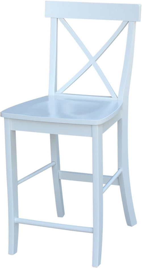 24 inch Pecan Barstool P607