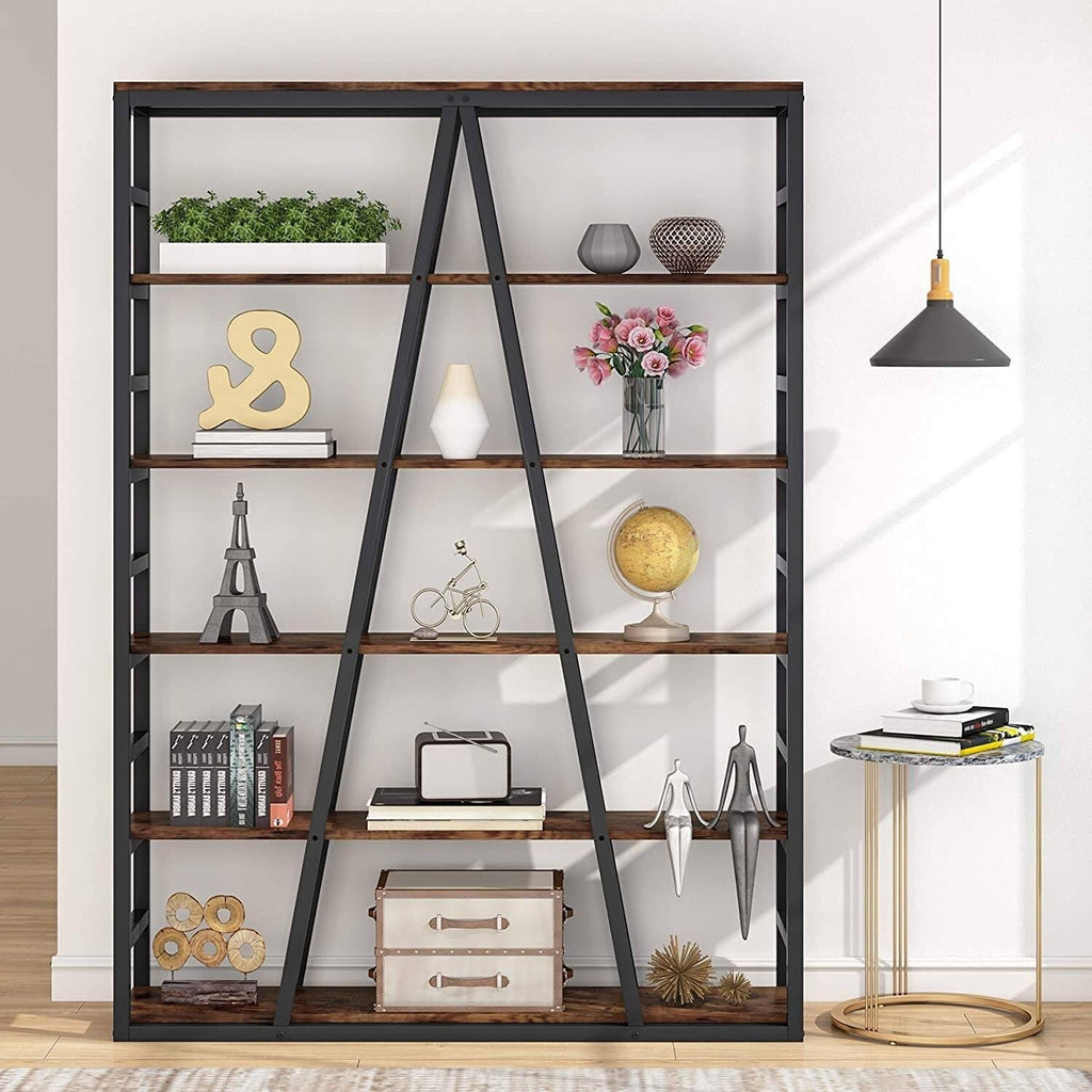 White Open Bookshelf Y63194