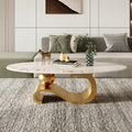 Gold Marble Top Coffee Table P32837