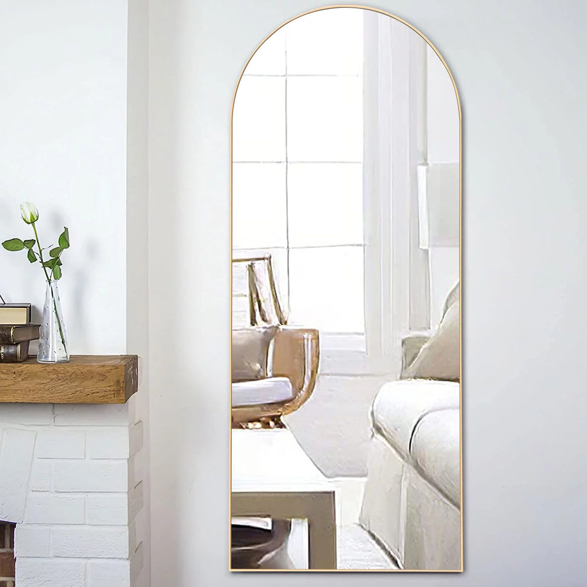 Arch Mirror Full Length Mirror 64"x 21" H25433