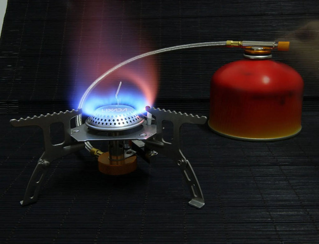 Camping Foldable Gas Set with Gas Conversion Head Adapter L18924