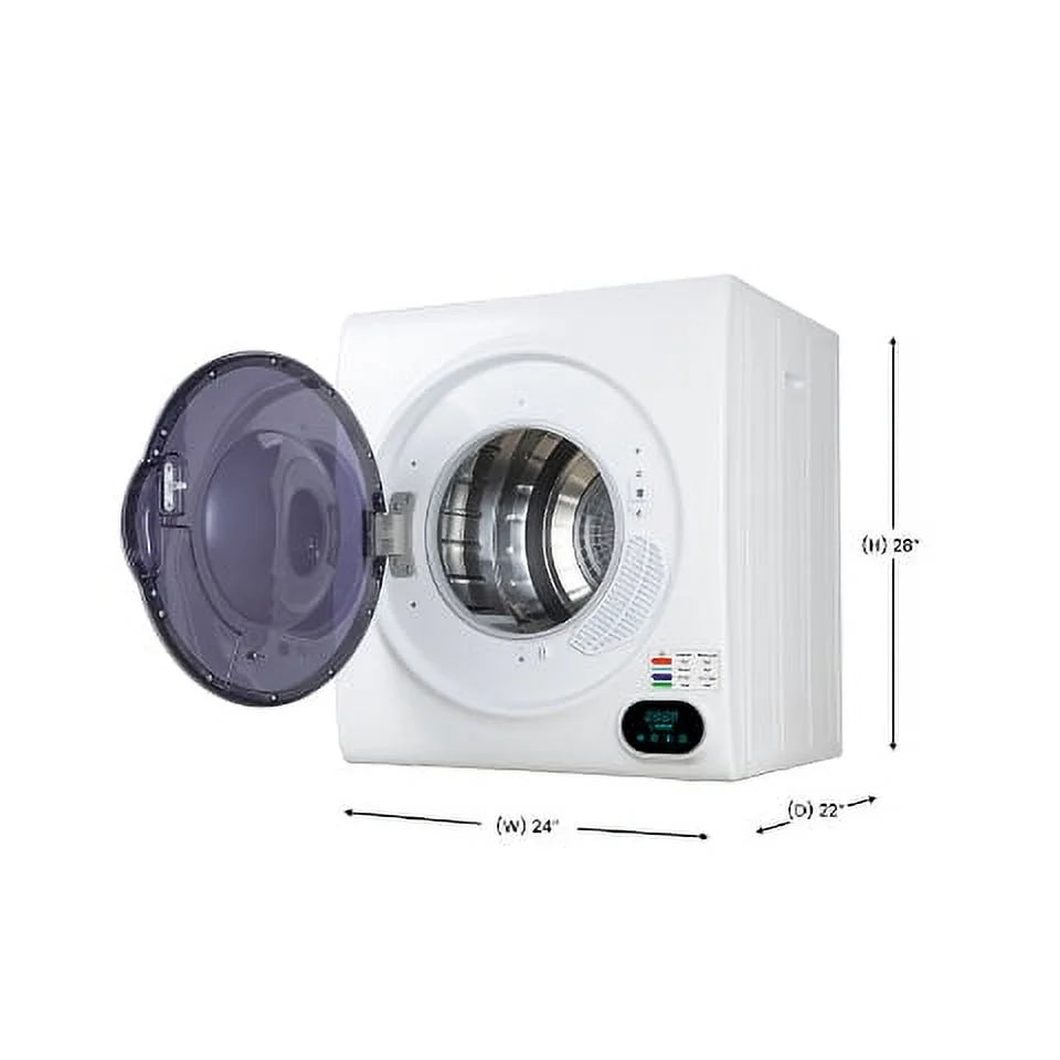 3.5 cu.ft. Compact Digital Vented Sensor Dryer in White M47225
