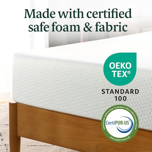 5 Inch Green Tea Memory Foam Mattress, Twin, Medium Firm Q248551