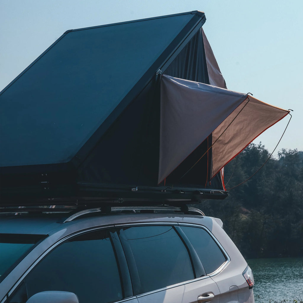 Triangle Aluminium Black Hard Shell Rooftop Tent F78707