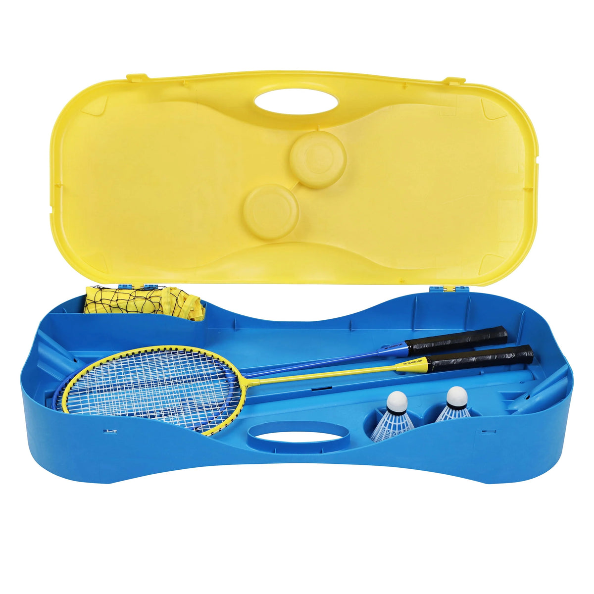 Outdoor Badminton Set with Net Rackets and Birdies R38532