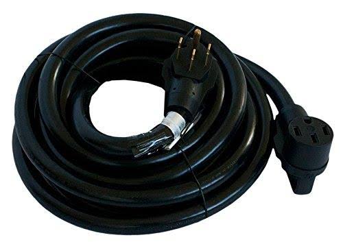 50 Amp RV Electrical Extension Cord, Black G4548