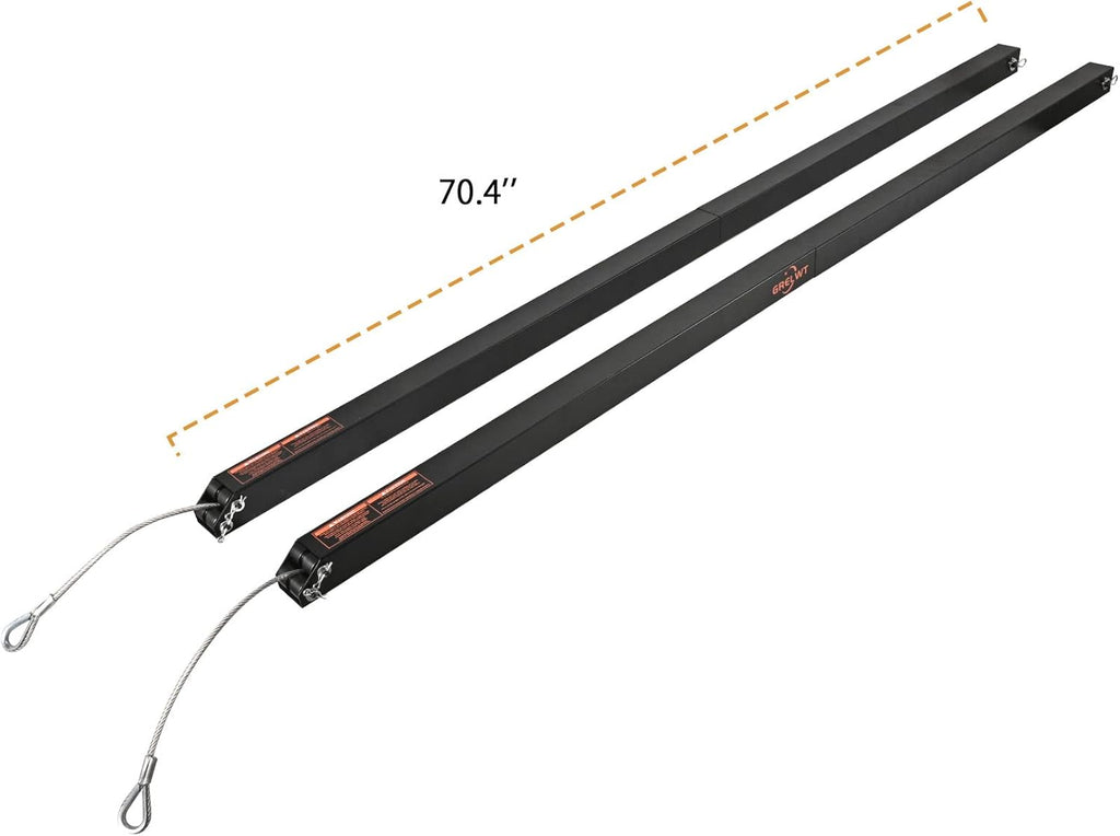 Trailer Gate Lift Assist 2 Sided, Fits Side Rails 10 to 24 Inch, 300 LBS, Black Y6617