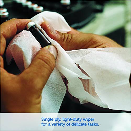 Kimwipes Delicate Task Wipers, 1-Ply, 196 per Box, Case of 15 Boxes L62130