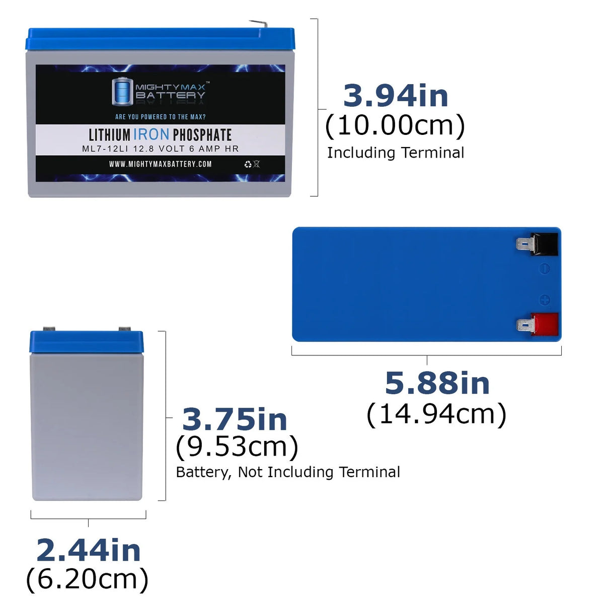 12V 7AH Lithium Replacement Battery U5080