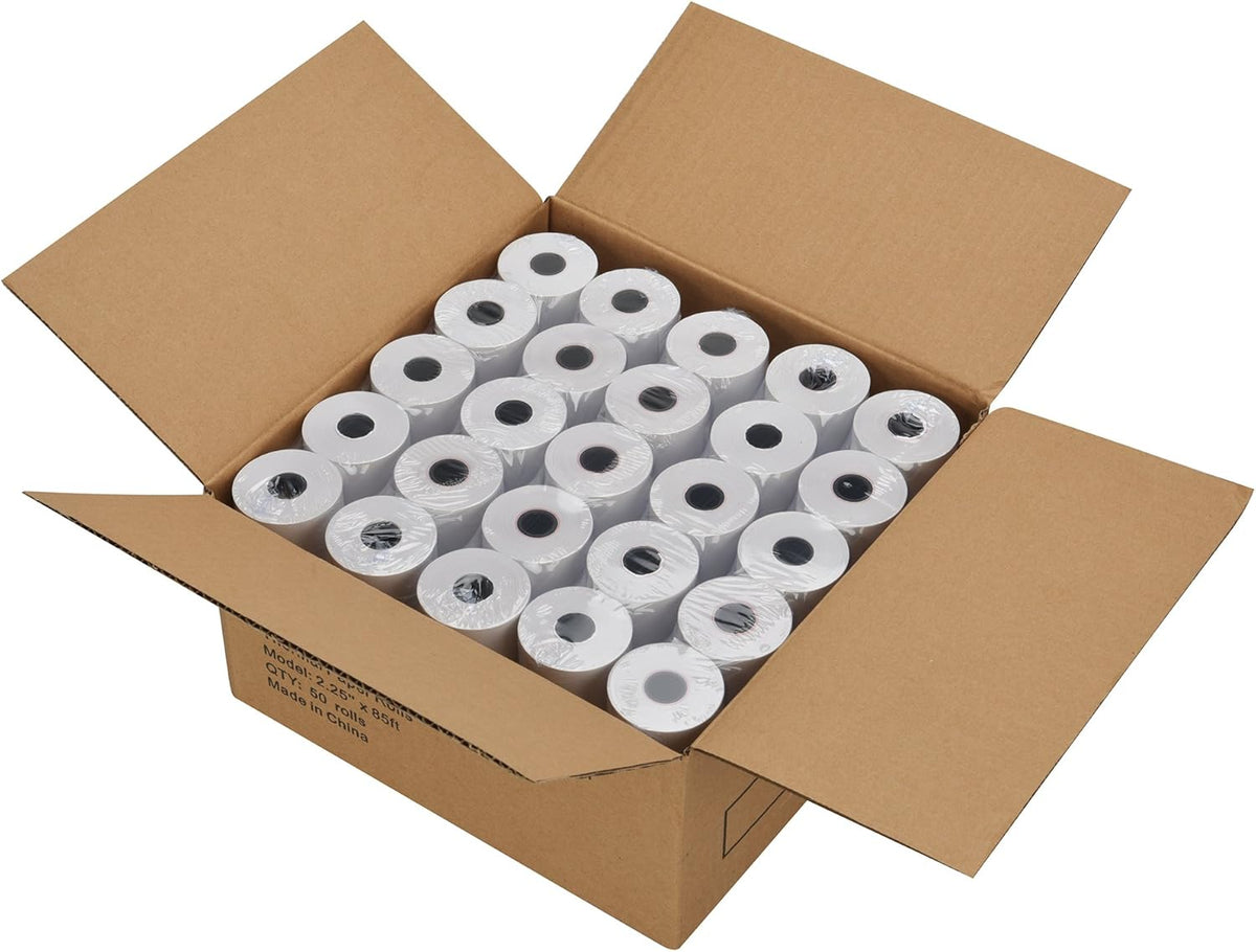 2 1/4inch 85ft Thermal Receipt Paper 50 Rolls Q2641