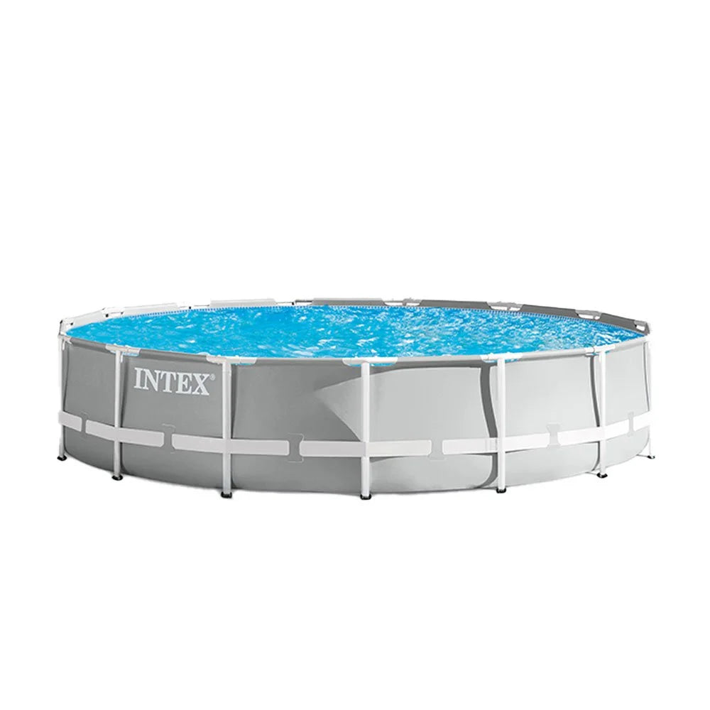 15 Foot x 42 Inch Prism Frame Above Ground Swimming Pool Set with Filter W434