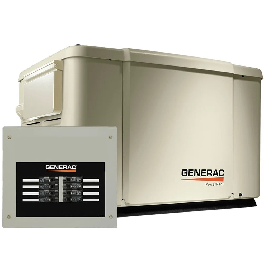 7500/6000 Watt Air-Cooled Home Standby Generator with Automatic Transfer Switch B54512