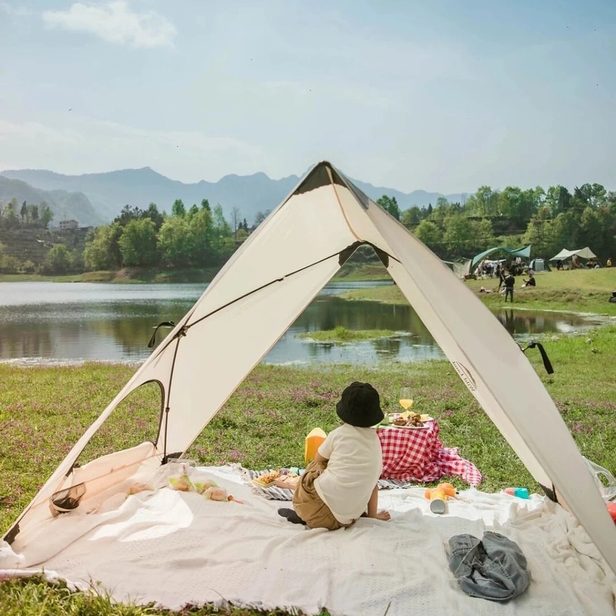 2-3 Person Beach Tent with UV Protection T40217