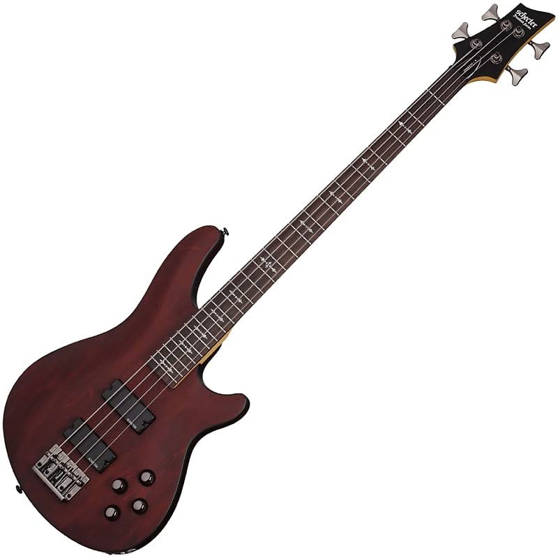 Walnut Satin Electric Bass Guitar Q41456