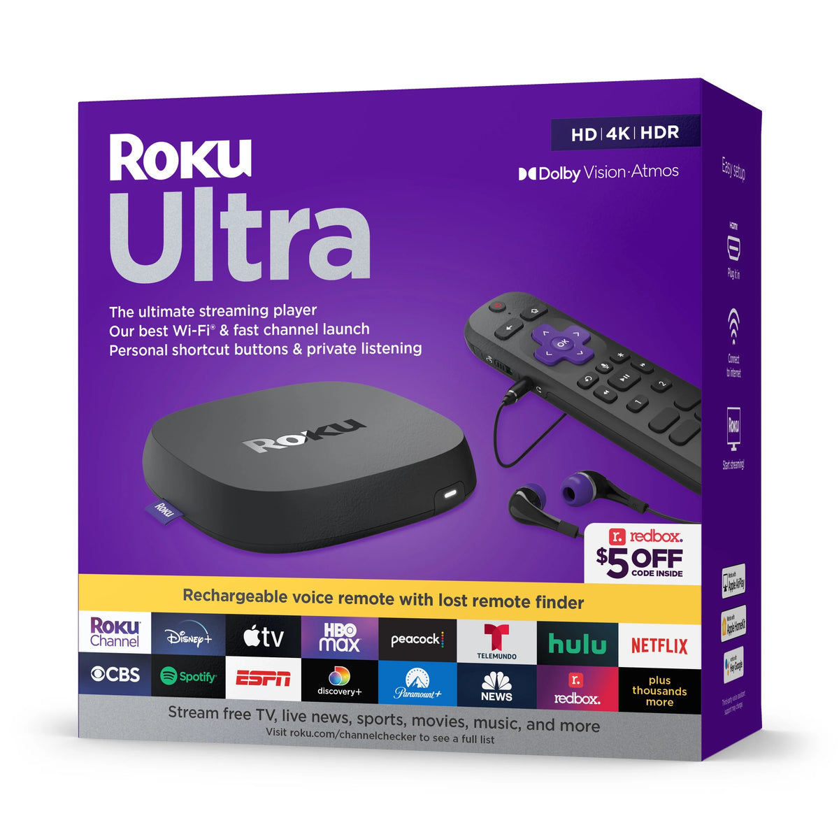 4K HDR Streaming Device with Voice Remote Y871170