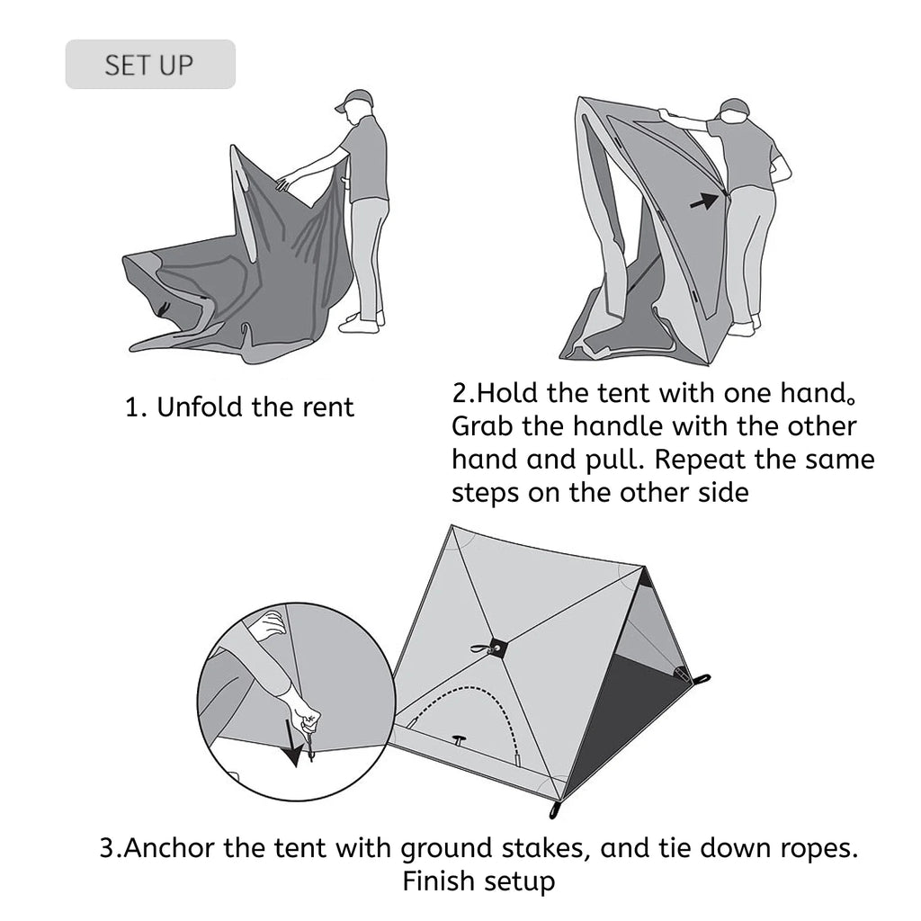 2-3 Person Beach Tent with UV Protection T40217