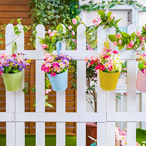 Metal Hanging Flower Pots 4 PCS W485833