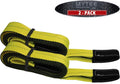 2 Pack 3" x 20' Recovery Tow Strap Heavy Duty 24,000 lbs Break Strength W8588
