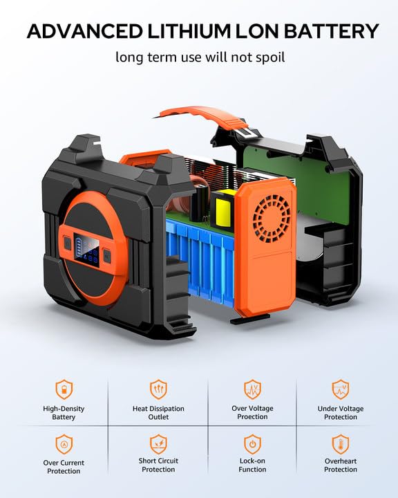 Portable Solar Generator 300W 220Wh with 40W Solar Panel G1525