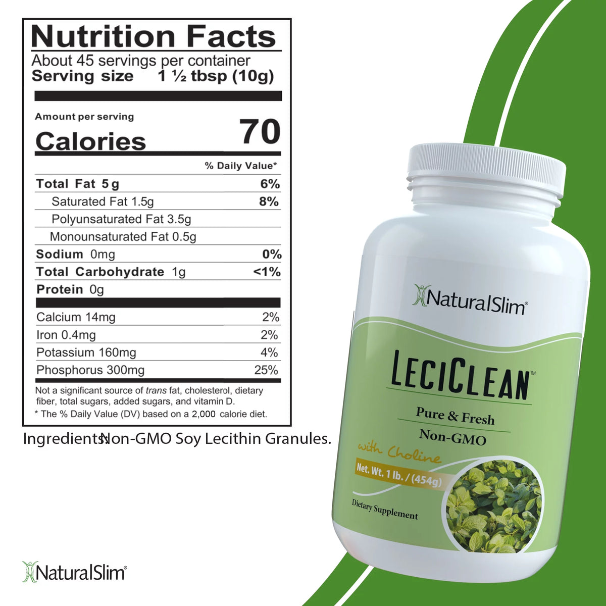 Soy Lecithin Granules with Choline, 454 grams K789094