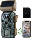 4K 30MP WiFi Bluetooth Trail Camera with Night Vision IP66 Waterproof G1653