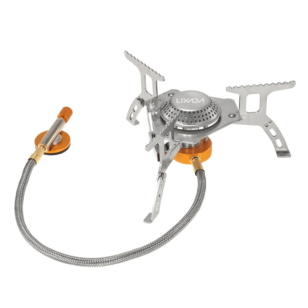 Camping Foldable Gas Set with Gas Conversion Head Adapter L18924