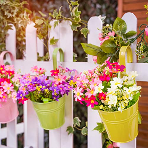 Metal Hanging Flower Pots 4 PCS W485833