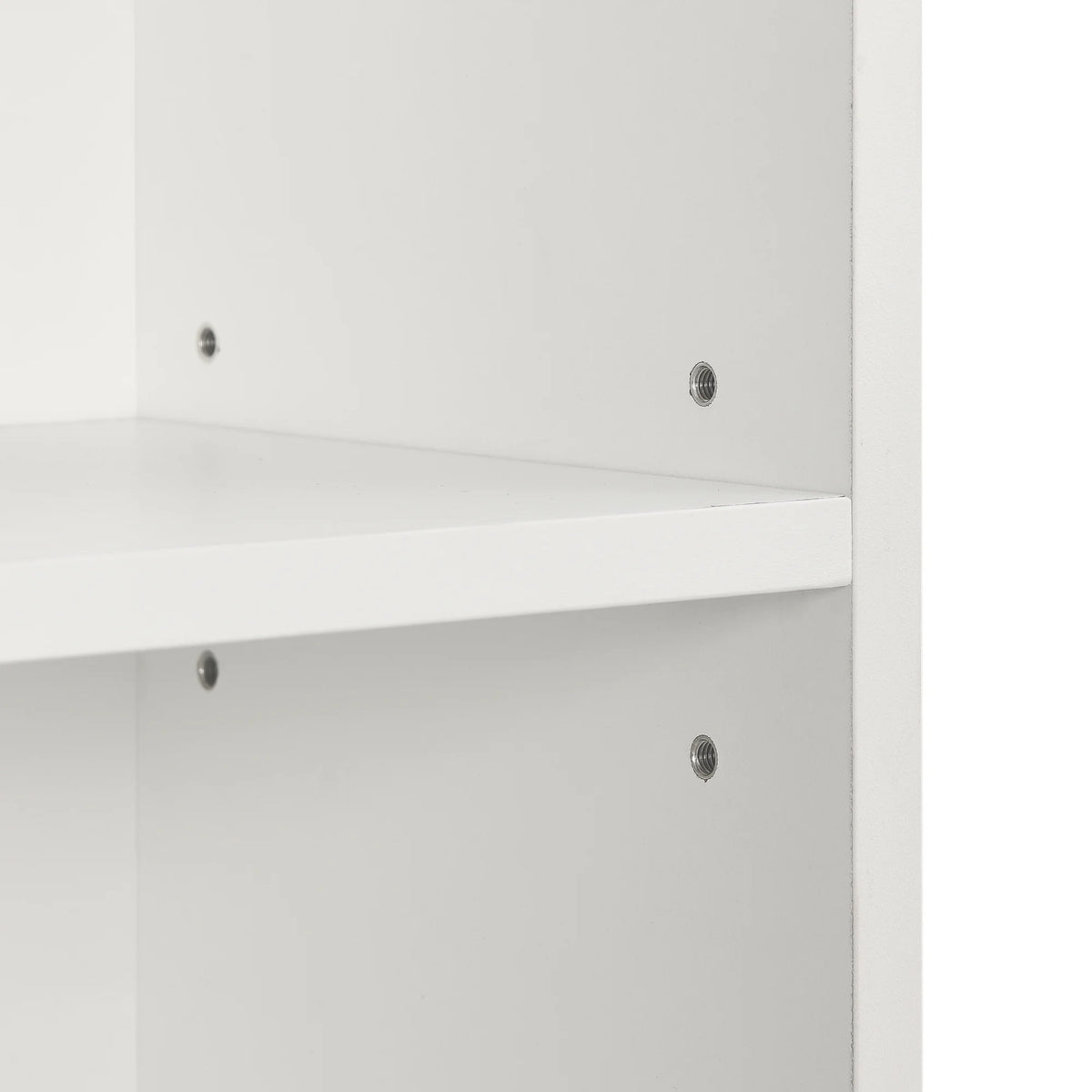 8-Tier Media Tower Rack Storage Cabinet with Adjustable Shelves U392