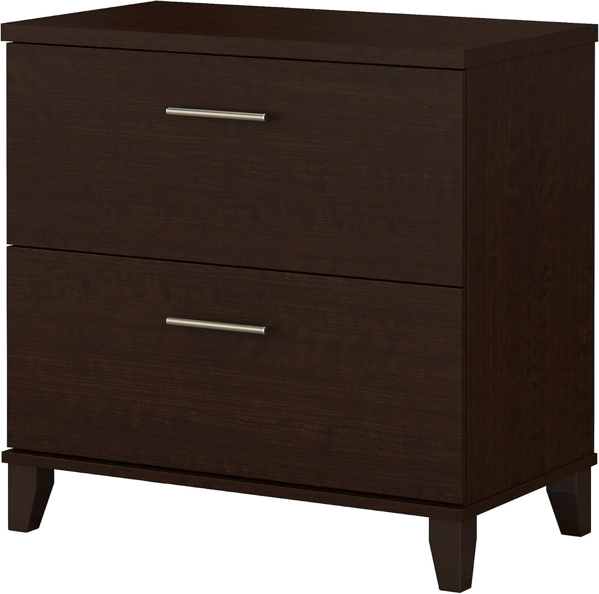 2 Drawer Lateral File Cabinet Mocha Cherry V81824