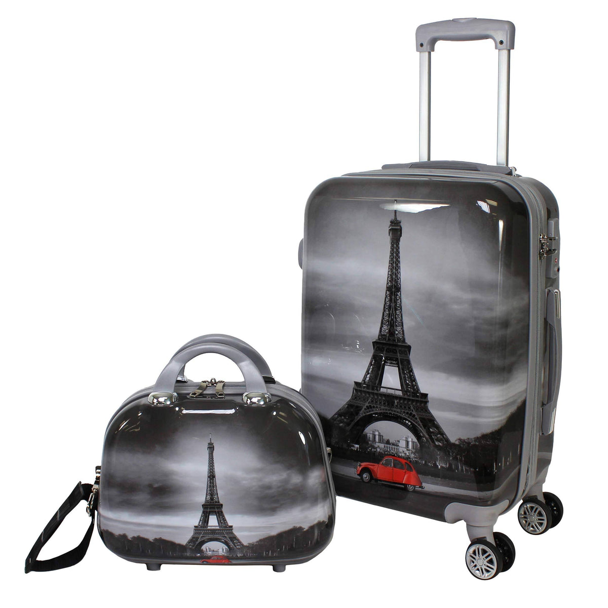 2-Piece Carry-On Hardside Spinner Luggage Set Q978137