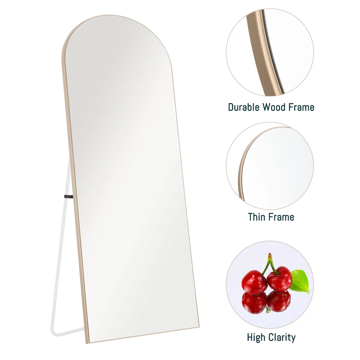 Arch Mirror Full Length Mirror 64"x 21" H25433