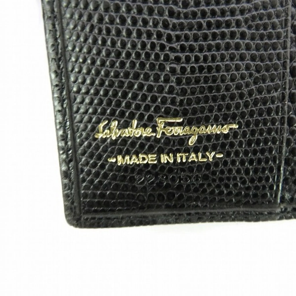 Pre-Owned Black Bifold Wallet V108223