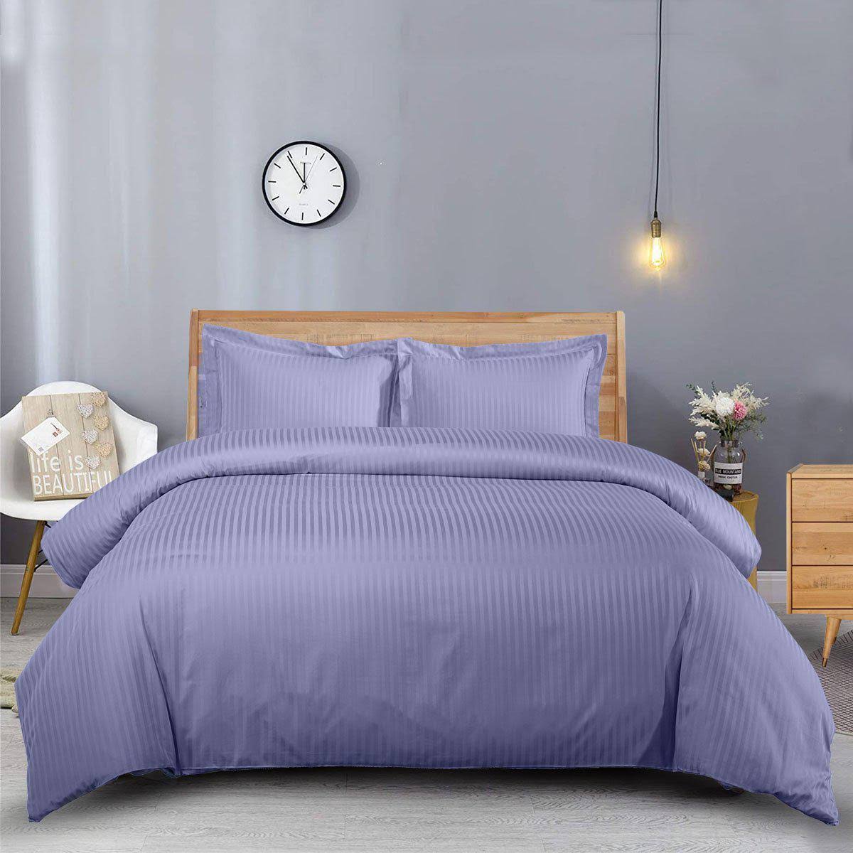 Striped 600TC Duvet Cover Set King/Calking F6452