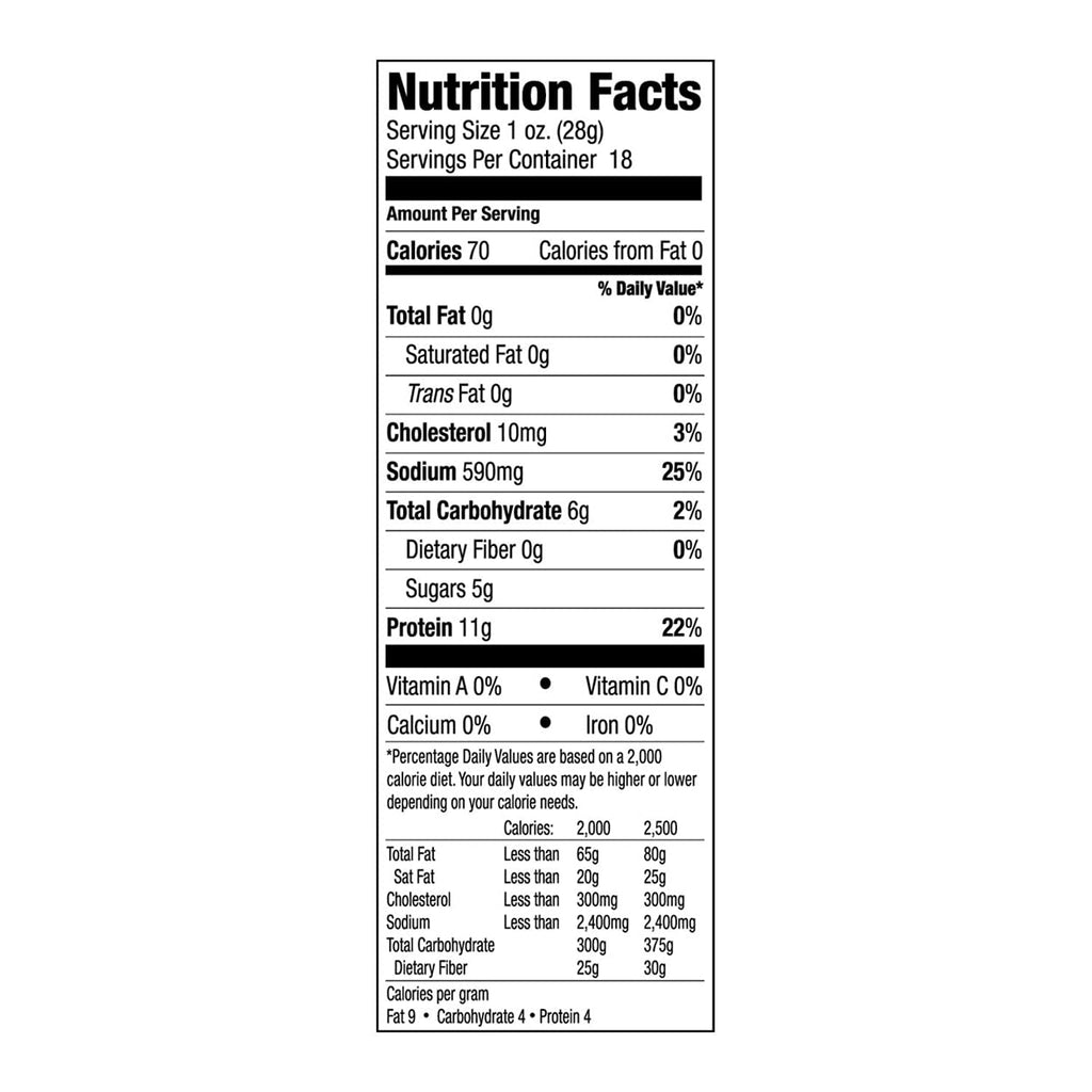 Peppered Beef Jerky 18 Ounce T223