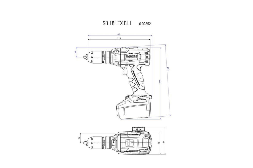 18V Brushless Hammer Drill/Driver P1054