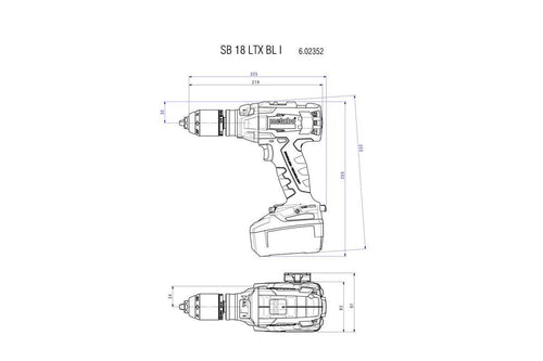 18V Brushless Hammer Drill/Driver P1054
