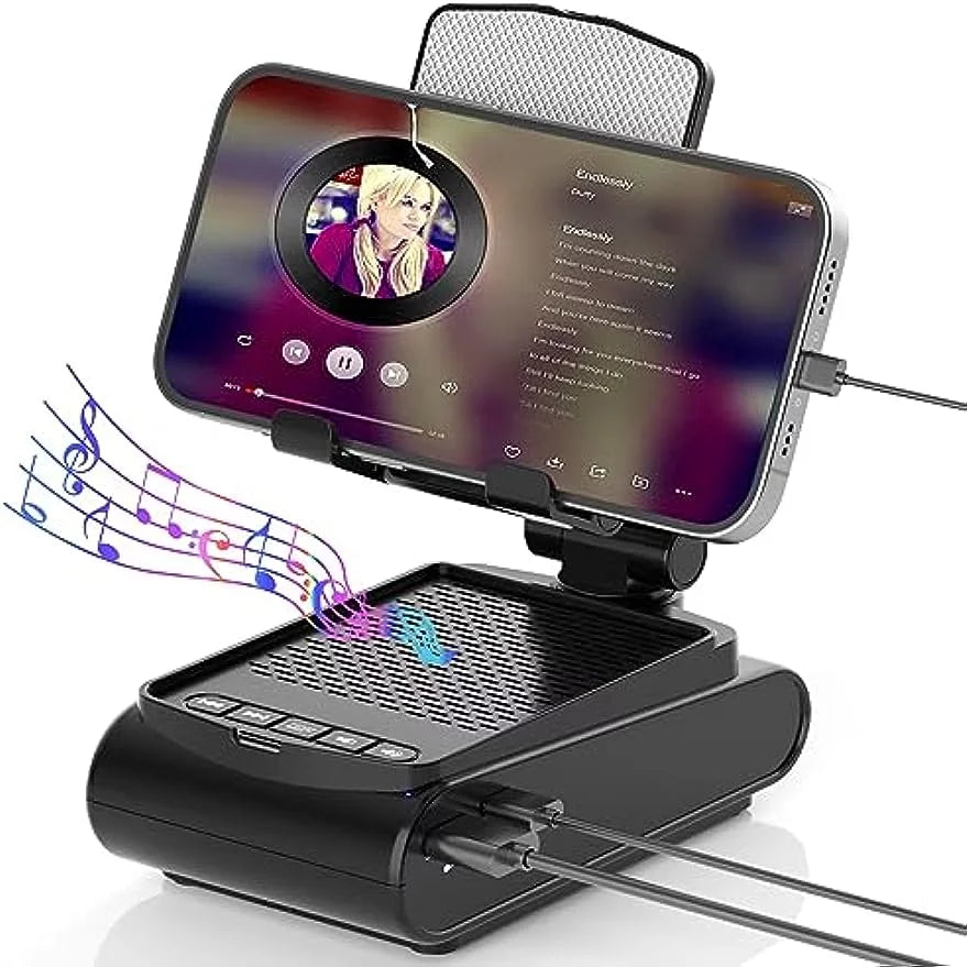 Cell Phone Stand with Wireless Bluetooth Speaker O984108