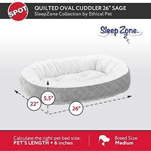 Quilted Oval Cuddler Pet Bed R72855