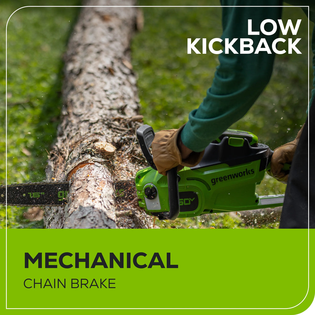 60V Brushless Chainsaw with 2.5 Ah Battery & Charger P2645