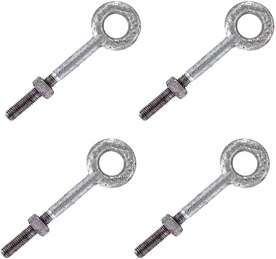 5/8 x 10 Galvanized Steel Eye Bolt 4 Pack H4837