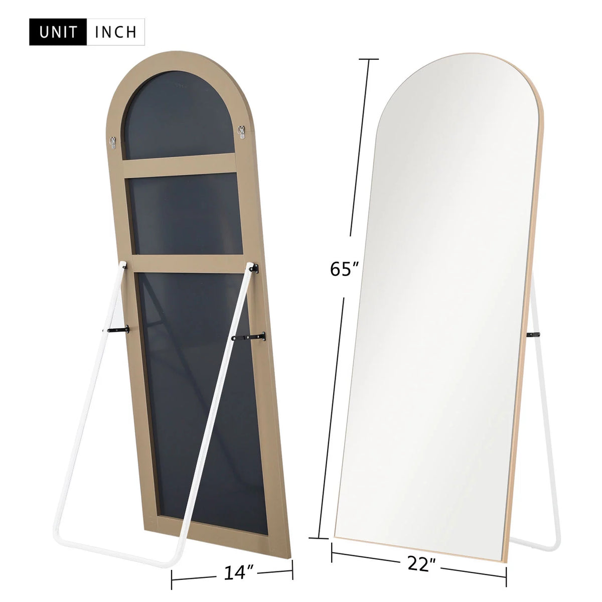 Arch Mirror Full Length Mirror 64"x 21" H25433