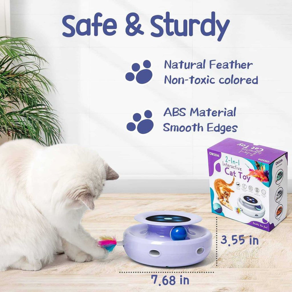 2-in-1 Interactive Cat Toy Balls W587716