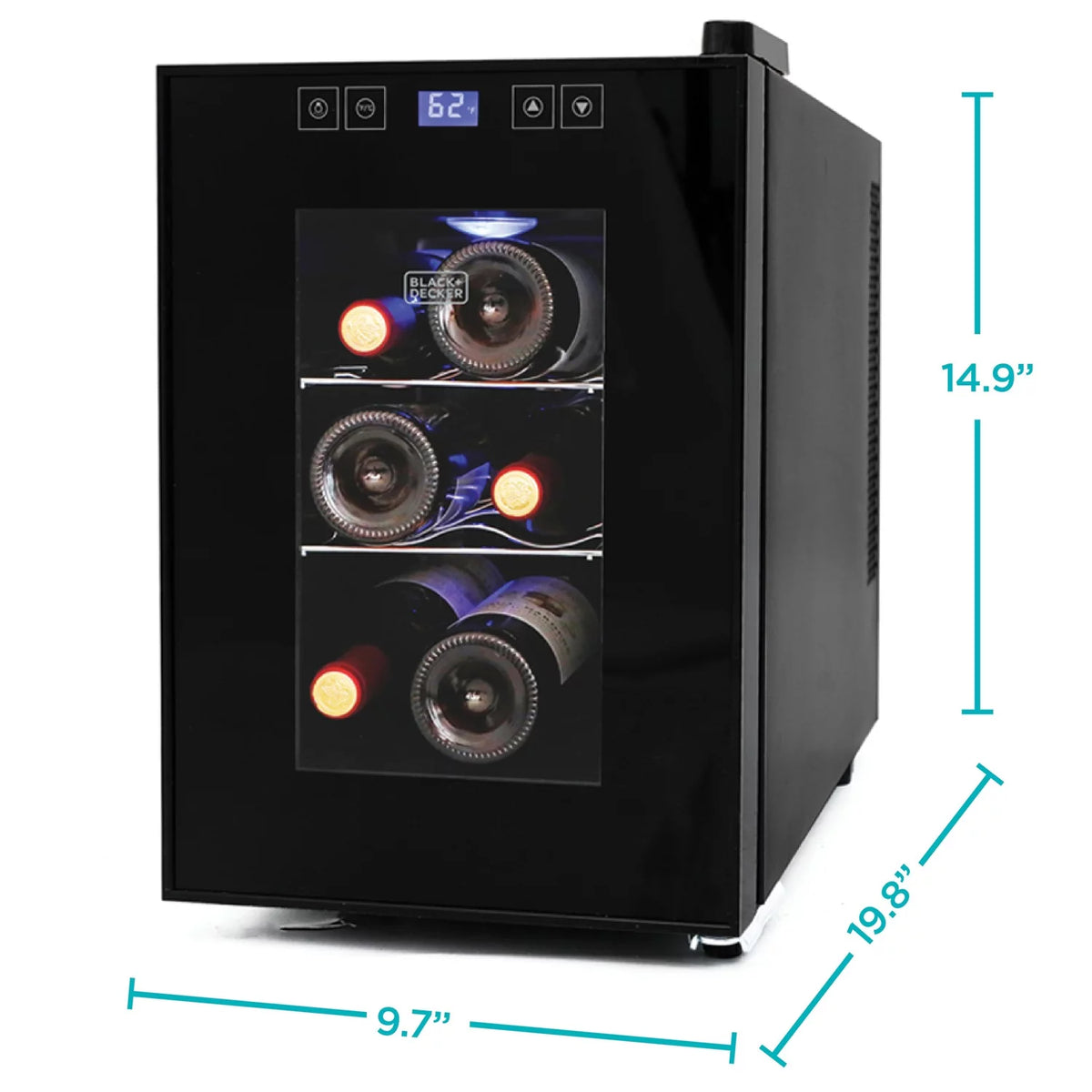 6-Bottle Wine Cellar with LED Display S599