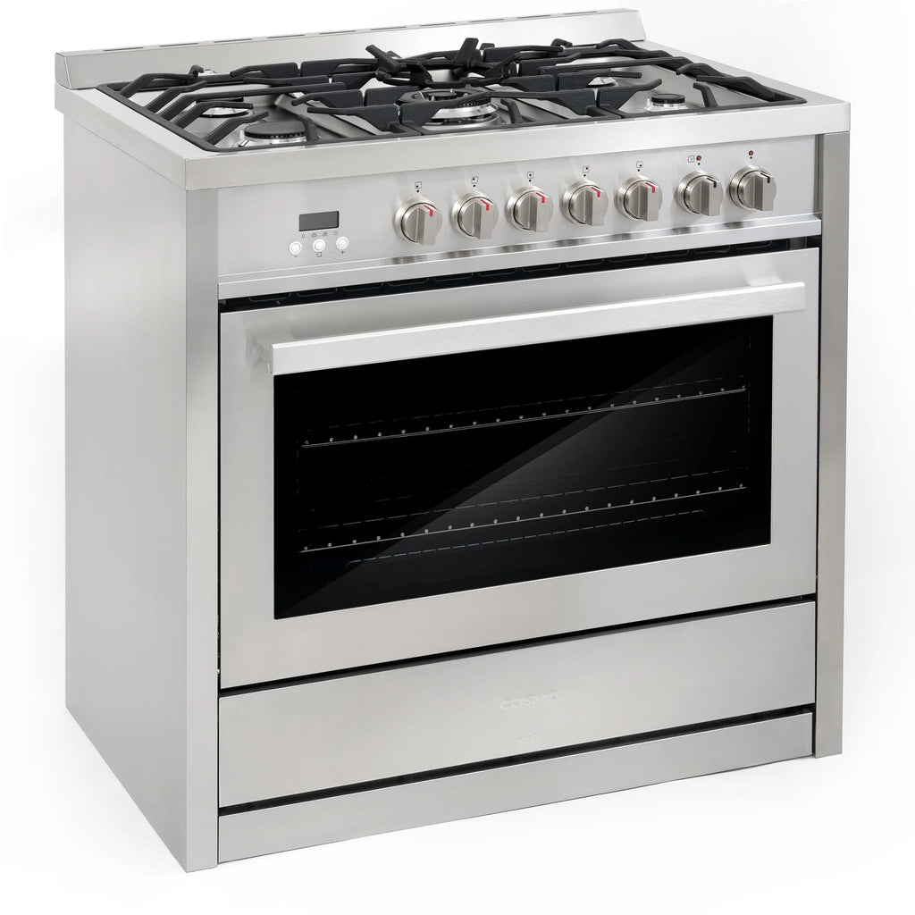 5 Piece Kitchen Appliance Package with Dual Fuel Range, Island Range Hood, Built-in Dishwasher, French Door Refrigerator & 48 Bottle Wine Refrigerator K1470