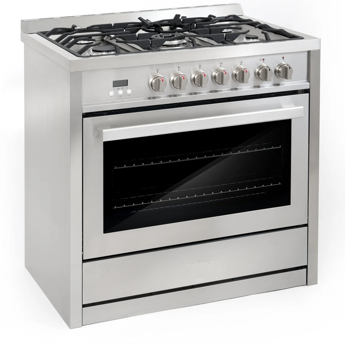 5 Piece Kitchen Appliance Package with Dual Fuel Range, Island Range Hood, Built-in Dishwasher, French Door Refrigerator & 48 Bottle Wine Refrigerator K1470