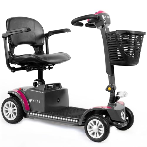 180W Electric Mobility Scooter with Height-Adjustable Seat M808919