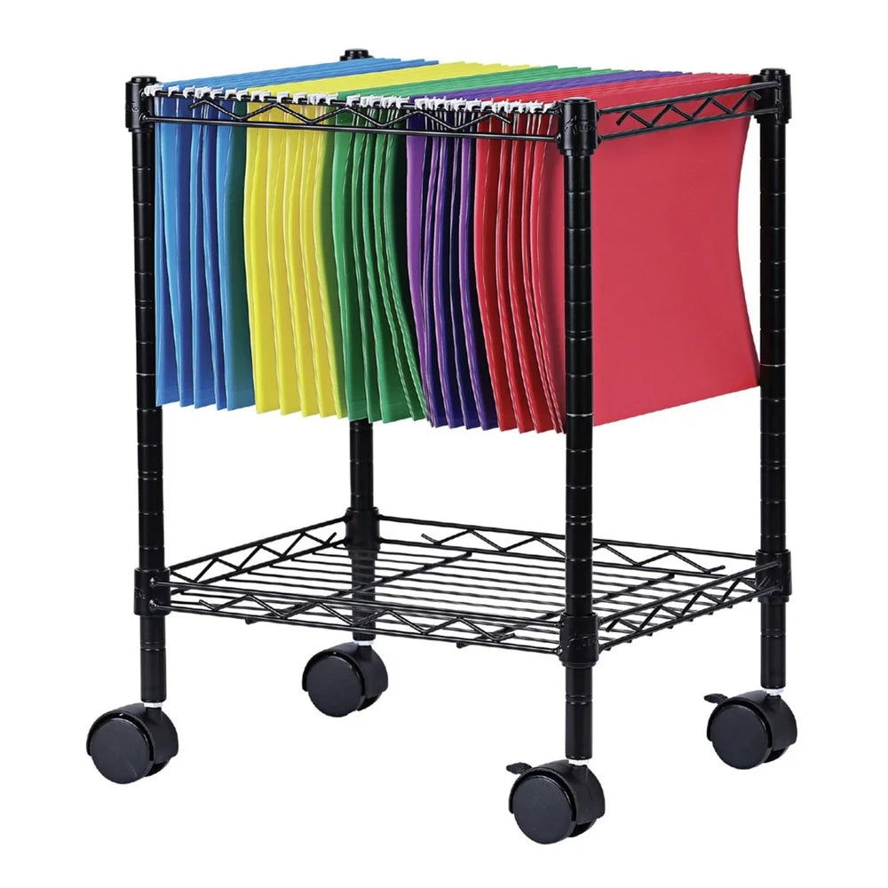 Compact Metal File Cart G95729