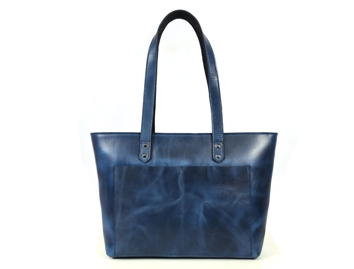Genuine Leather Shoulder Tote Bag O7872
