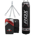 Filled Heavy Punching Bag Set with Gloves and Chain U820488