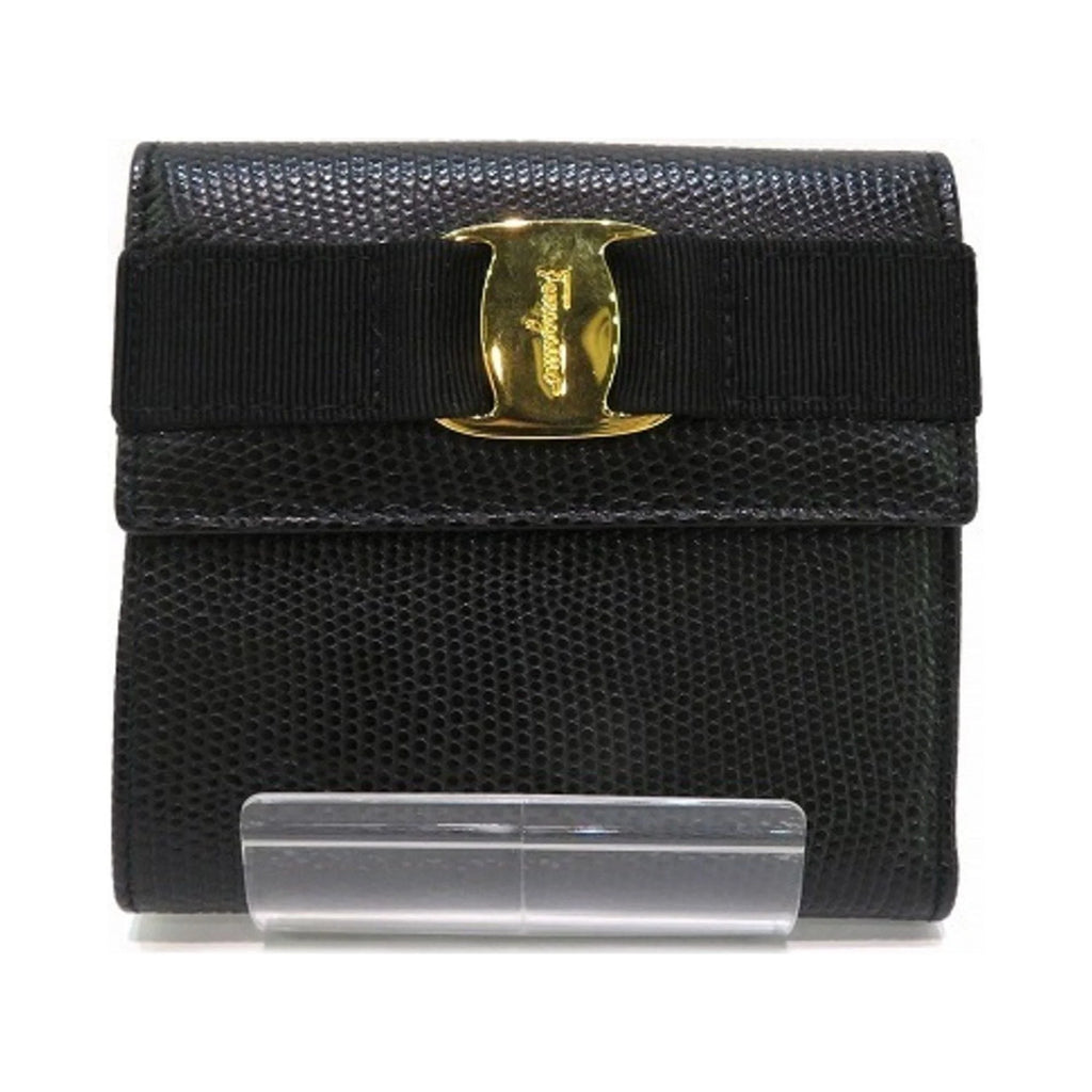 Pre-Owned Black Bifold Wallet V108223